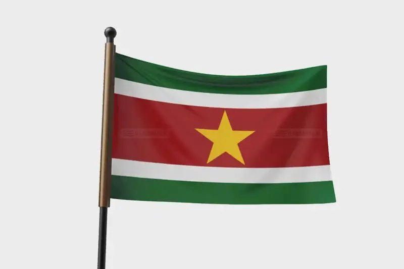 Suriname vlag 60CM X 90CM